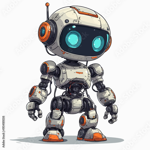 cute robotic design very cool