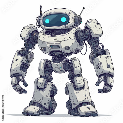 cute robotic design very cool