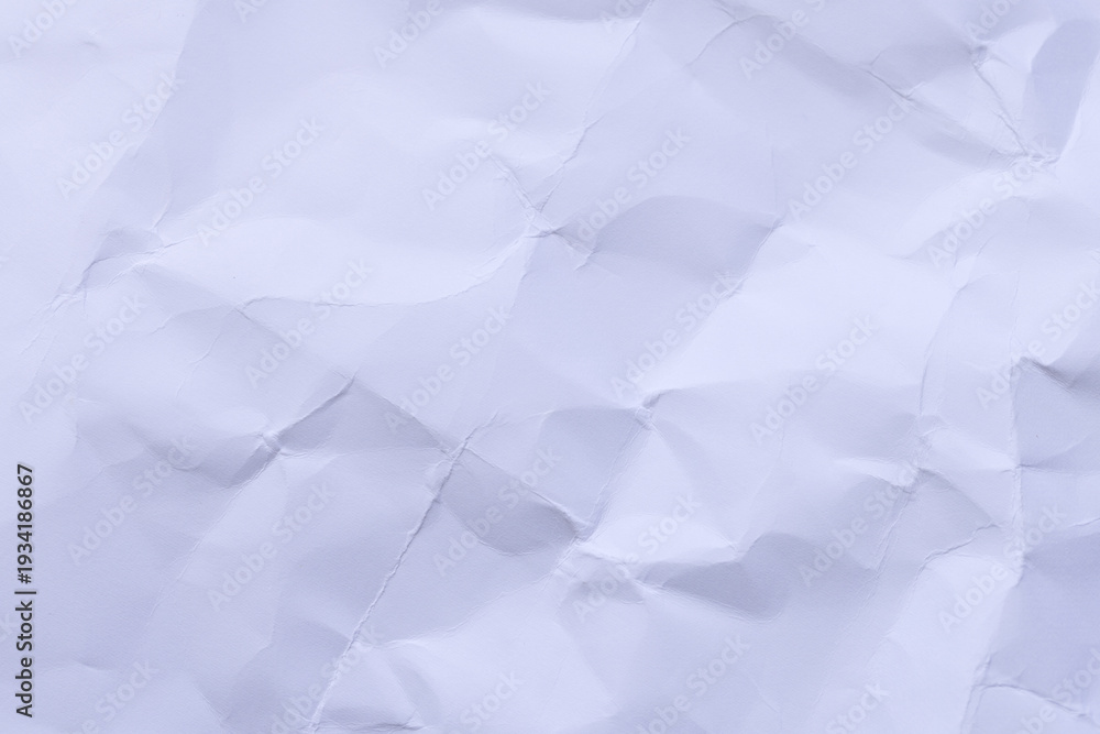 Obraz premium White Crumpled Paper Texture Background,Macro,High-resolution close-up of wrinkled and crumpled white paper texture. Perfect for background, overlay, or abstract design concepts.