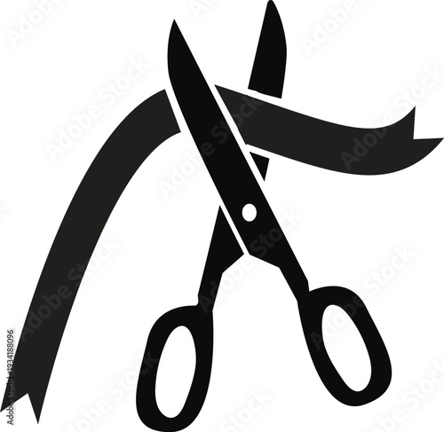 scissors logo, hair salon logo, barber logo, haircut icon, stylist symbol, Barber Scissors Logo -  Hair Stylist Logo with Cutting Scissors Icon -Elegant Salon Branding Logo with Modern Scissors Symbol