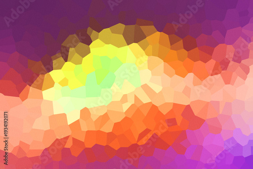 Colorful Rainbow Low Poly Abstract Gradient Background with Vibrant Geometric Shapes