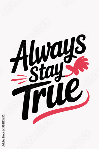 A motivational quote with a red heart and bold typography on a white background