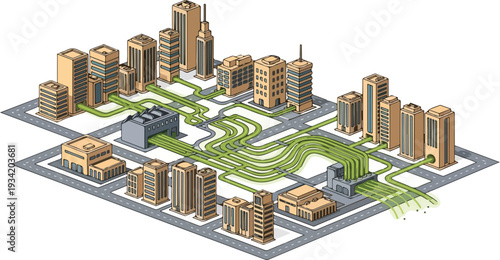 City planners design green spaces in a vibrant metropolis via RJ Whisk Auto