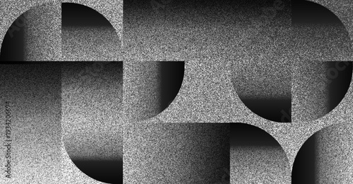 ザラついた質感の幾何学モダン背景