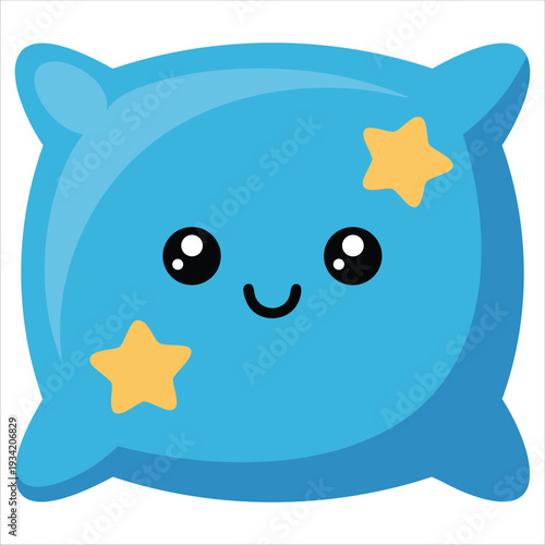 Isolated vector illustration of colorful sleep theme in simple style on white background