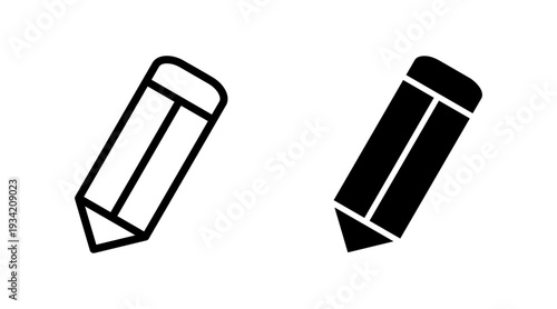 Pencil icon set vector. pen sign and symbol. edit icon vector