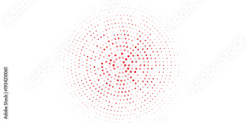 Vibrant multicolor circular dotted burst radiating outward in layered concentric waves creating energetic abstract design perfect for festive graphics creative artwork and dynamic backgrounds