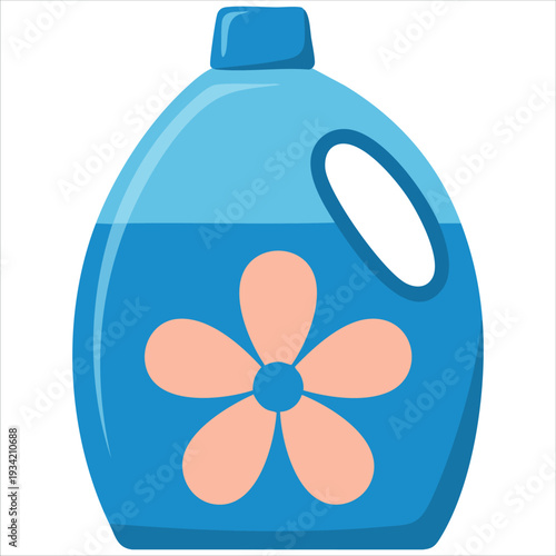 Vector illustration template of softener icon design isolated on white background