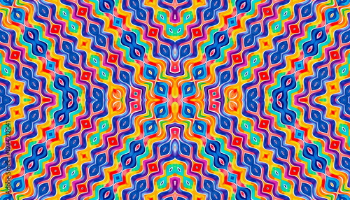 Bright multicolor background with colorful abstract pattern