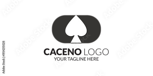 Vector caceno logo design  fully editable high quality