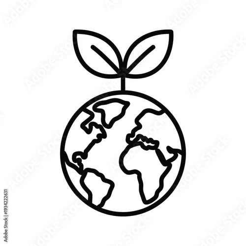 Earth Sprout Growth Business Concept