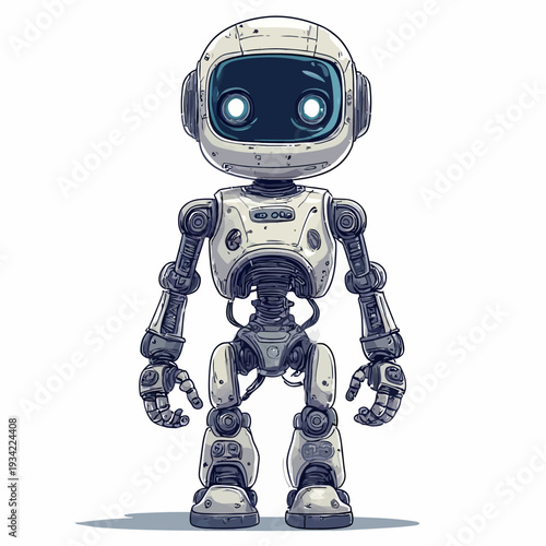 cute robotic design very cool