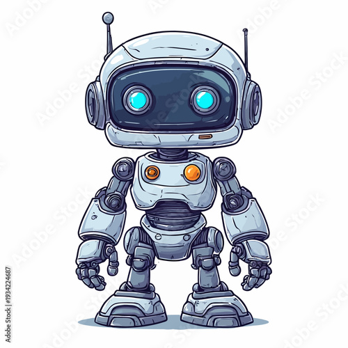 cute robotic design very cool