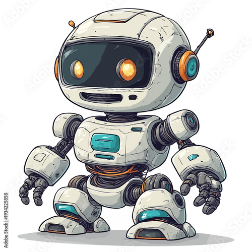 cute robotic design very cool