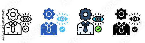 Eye Specialist Icon Multiple Style Collection Set 