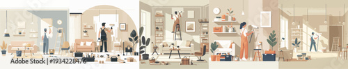 Vector of Home Renovation Concept