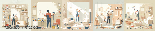 Vector of Home Renovation Concept