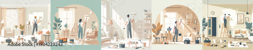 Vector of Home Renovation Concept