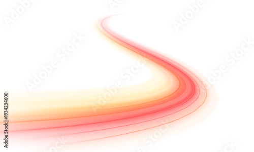 PNG abstract neon arcs twist along transparent layers. Motion streaks illustrate dynamic energy and futuristic speed. Perfect for tech banners.