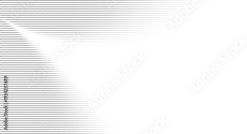 Abstract digital art featuring a dense pattern of small black dots and lines creating a textured background isolated on transparent background, Vector, illustration