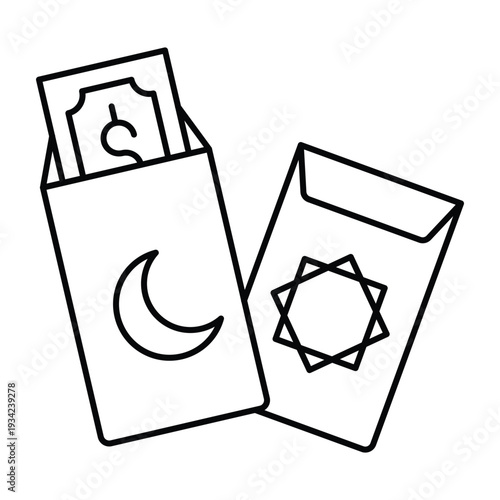 Eid Money Envelope Icon