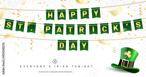 Festive St. Patrick's Day Happy Celebration Background