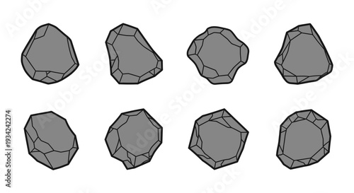 Core stone tools. Prehistoric lithic artifacts