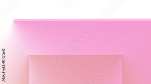 pink envelope with blank card