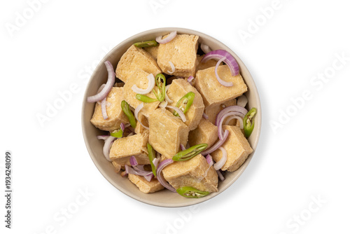 Asian Style Fried Tofu Dish