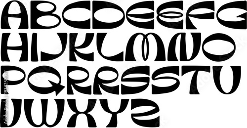 Futuristic Wide Art Deco Alphabet Modern Luxury Sci-Fi Display Font