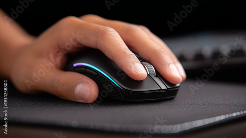 Hand, Computermaus, Maus, Klick, Büro, Arbeitsplatz, Schreibtisch, PC, Computer, Homeoffice, Digitalisierung, Online, Internet, E-Commerce, Business, Arbeit, Technologie, Technik, Bedienung, Steuerung