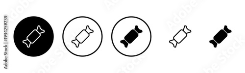 Candy icon logo design. candy sign and symbol.