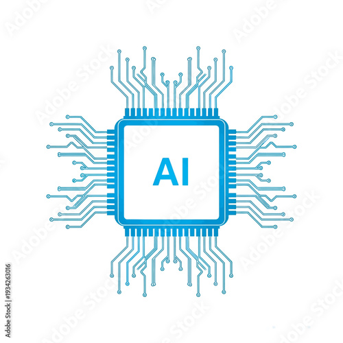 Abstract electronic circuit board technology icon vector illustration for digital business and web communication design