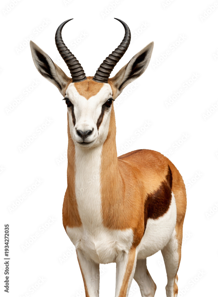 Obraz premium antelope isolated on white