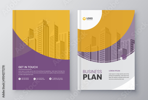 Modern Professional Corporate Cover Page Template for Company Profile, Annual Report, Brochure, and Business Proposal