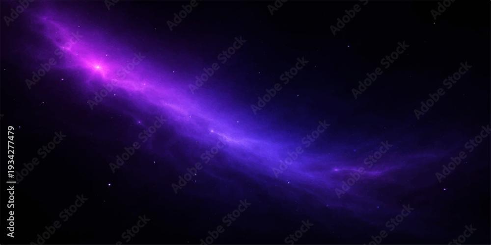 Obraz premium A luminous blue nebula glows within a dark cosmic galaxy filled with bright stars and fantasy planet illustrations for an abstract science fiction astronomy wallpaper