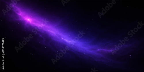 A luminous blue nebula glows within a dark cosmic galaxy filled with bright stars and fantasy planet illustrations for an abstract science fiction astronomy wallpaper