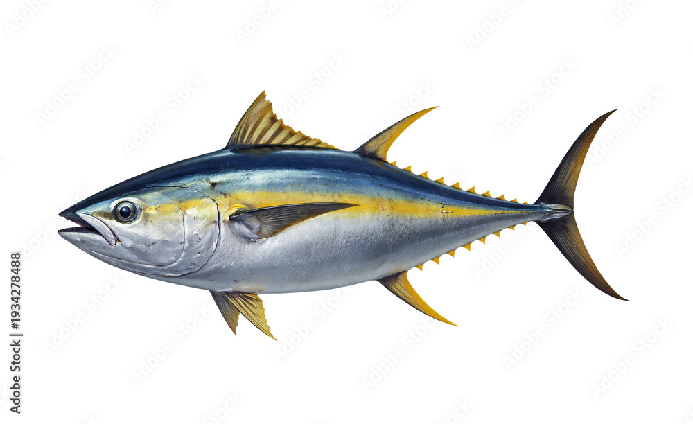 Fototapeta premium Tuna fish isolated on white