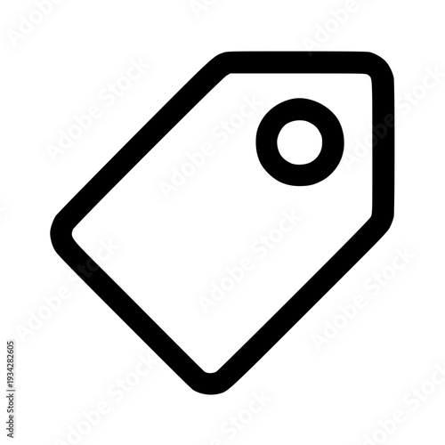 Modern price tag symbol for business and shopping concepts