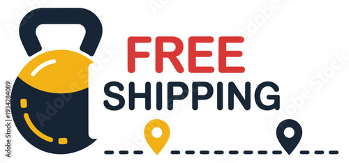 free shipping fast delivery sticker