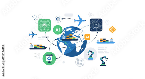 AI Logistics: Global Supply Chain Automation, Smart Shipping, and Intelligent Freight Management Network