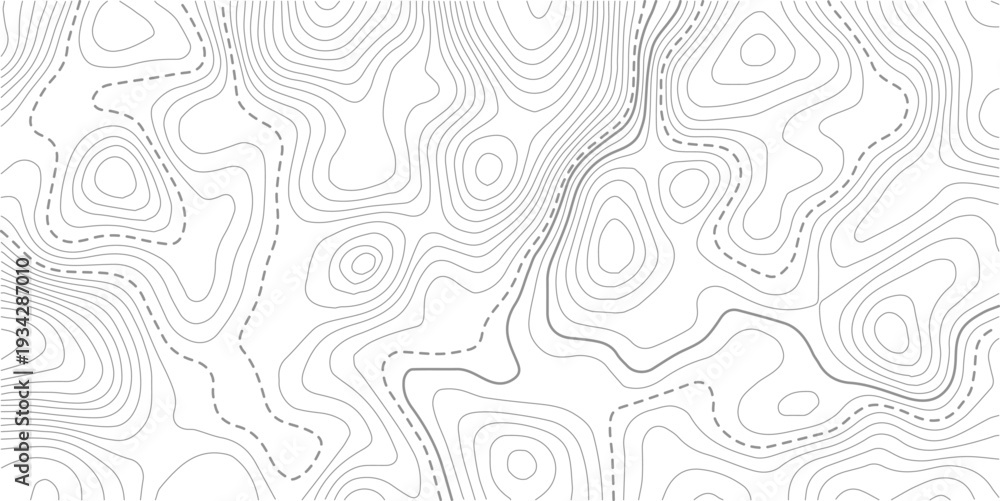 Fototapeta premium Abstract pattern with lines seamless pattern and topography.Light topographic topo contour map background, geographic grid map.Topographic map lines background. Abstract vector illustration.
