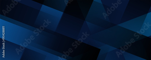 Black dark navy blue silver abstract pattern background. Geometric shape. Line triangle angle fold polygon diamond 3D. Color gradient ombre. Rough grain noise. Light shadow. Matte shimmer. Minimum.