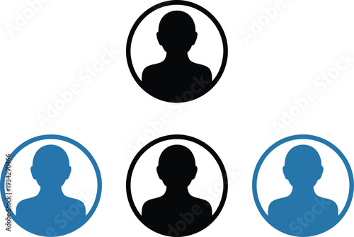Hierarchical organizational structure with four individuals depicted in circles.