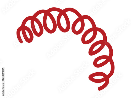 Hand Drawn Leptospira Bacteria Illustration
