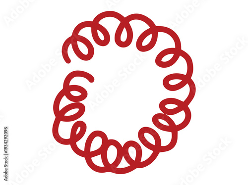 Hand Drawn Leptospira Bacteria Illustration
