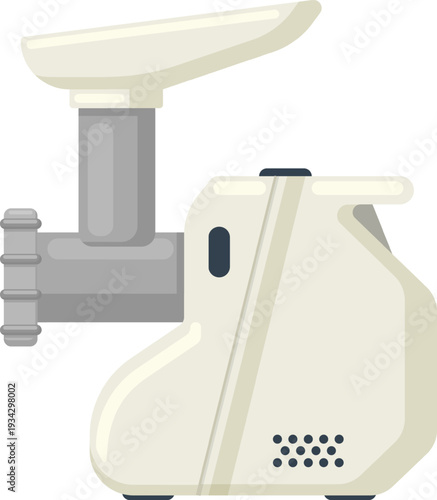 Electric kitchen meat grinder machine preparing food