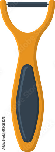 Handheld vegetable peeler kitchen utensil preparing food