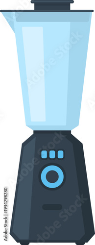 Kitchen electric blender preparing healthy smoothies