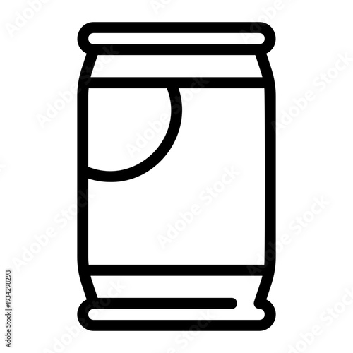 Soft drink line icon